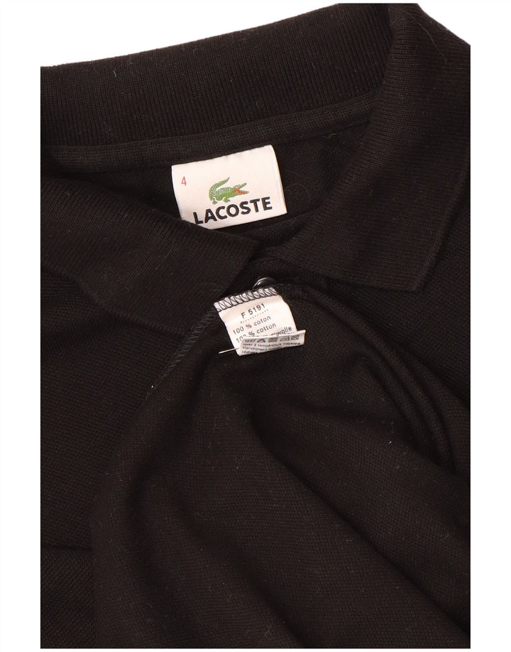 LACOSTE Polo Homme Taille 4 Coton Noir Moyen