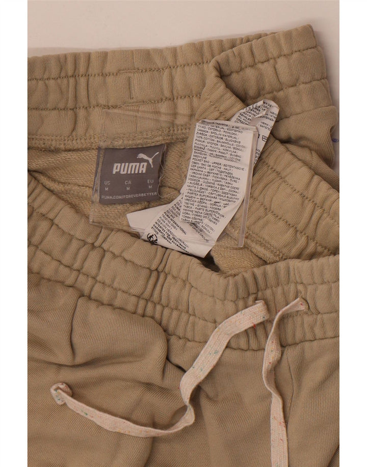 Puma Pantalon de Survêtement Joggers Homme Beige Moyen Coton
