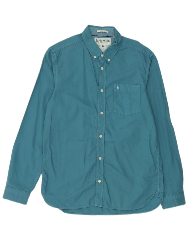 Jack Wills Chemise Slim Fit Homme Bleu Moyen