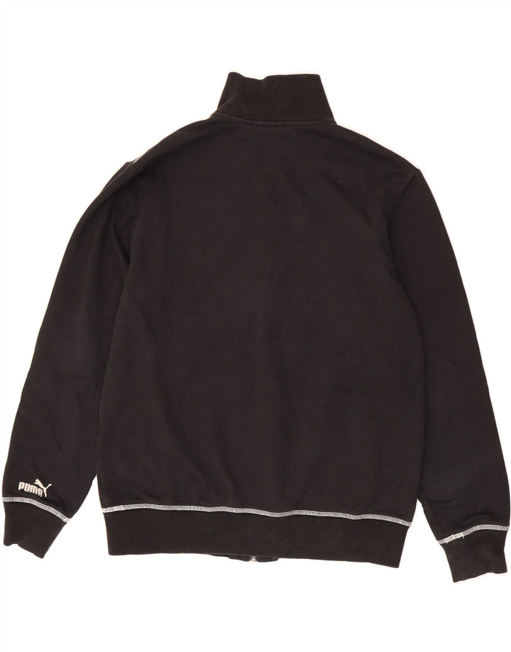 PUMA Mens Graphic Tracksuit Top Jacket Medium Black Vintage Puma and Second-Hand Puma from Messina Hembry 