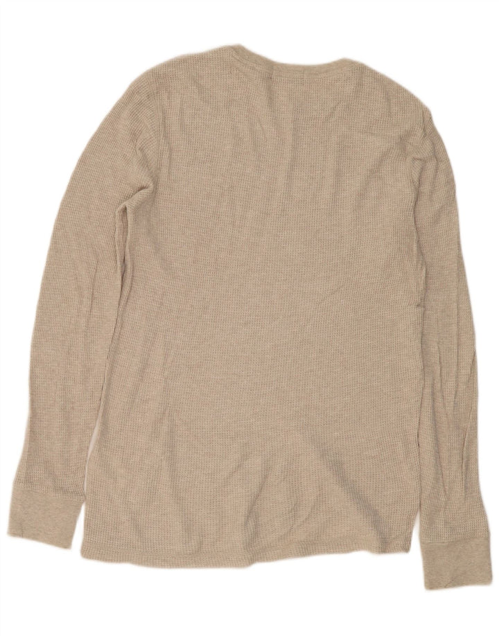 POLO RALPH LAUREN Haut Homme Manches Longues Grand Coton Beige