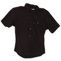 Levi's Chemise Slim Fit à Manches Courtes Homme Petit Noir Coton