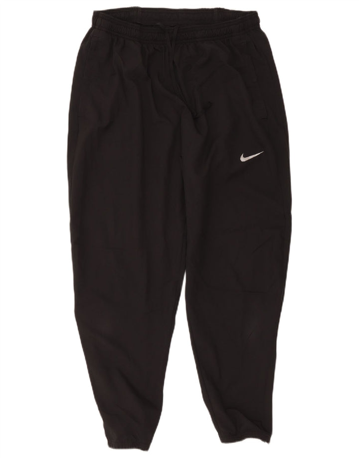 Nike Pantalon de survêtement court Dri Fit pour homme en polyester noir Taille L