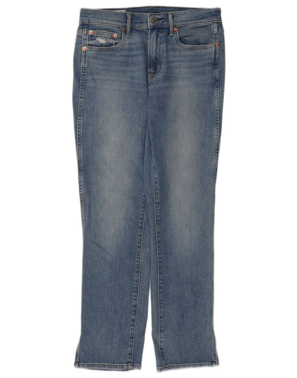 Gap Jean Slim Taille Mi-haute Femme W28 L27 Bleu Coton