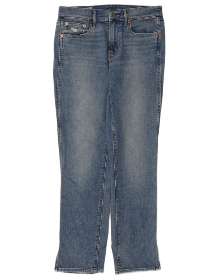 Gap Jean Slim Taille Mi-haute Femme W28 L27 Bleu Coton
