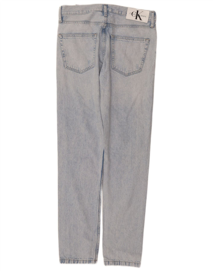 Calvin Klein Jean slim effet vieilli W30 L33 pour homme en coton bleu