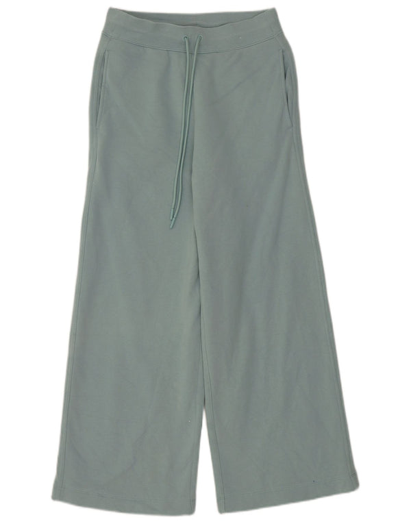 Marks & Spencer Pantalon de survêtement large pour femme UK 10 Small Bleu Coton