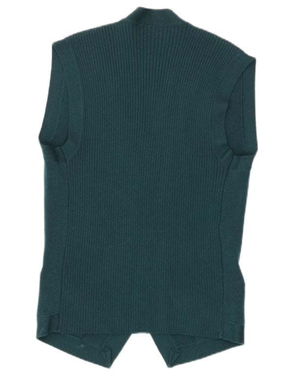 Penny Black Gilet en tricot pour femme UK 44 Laine vierge vert moyen