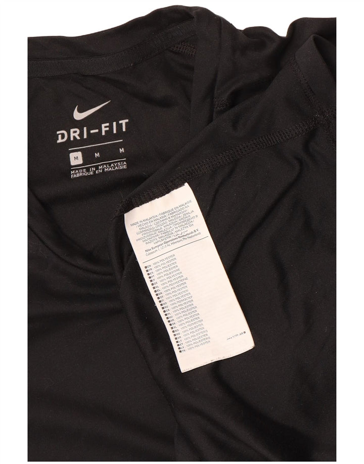 Nike Hommes Dri Fit T-Shirt Haut Noir Moyen Polyester