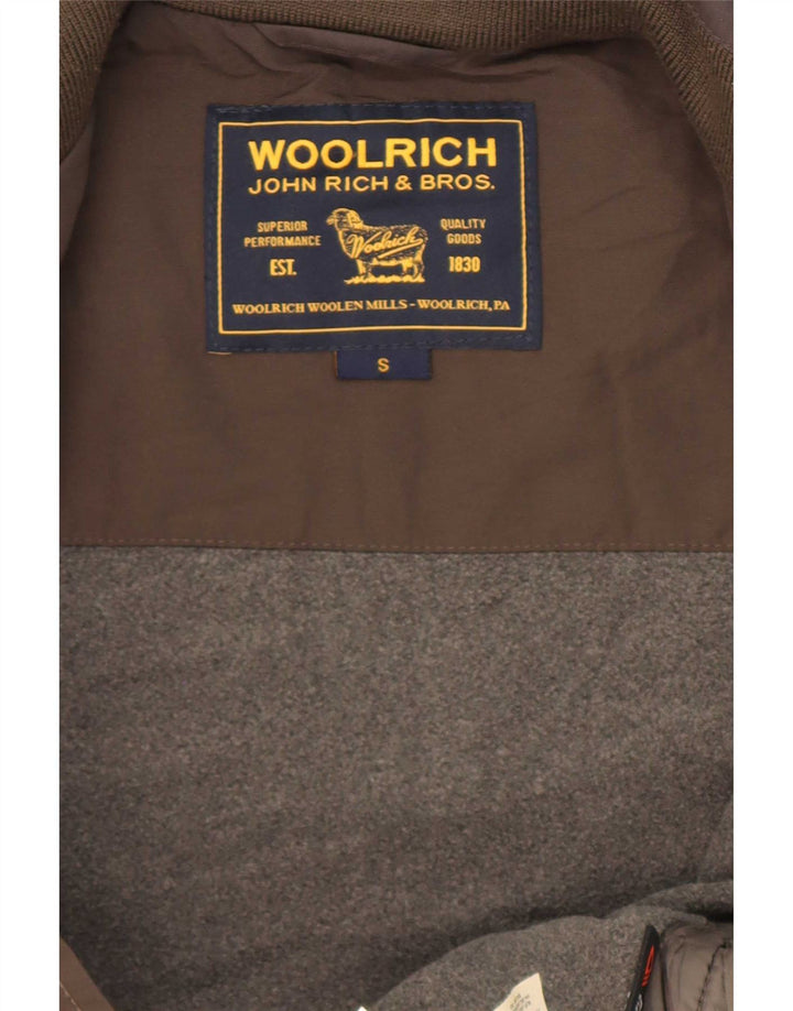 Woolrich Veste Bomber Homme UK 36 Petit Kaki Nylon