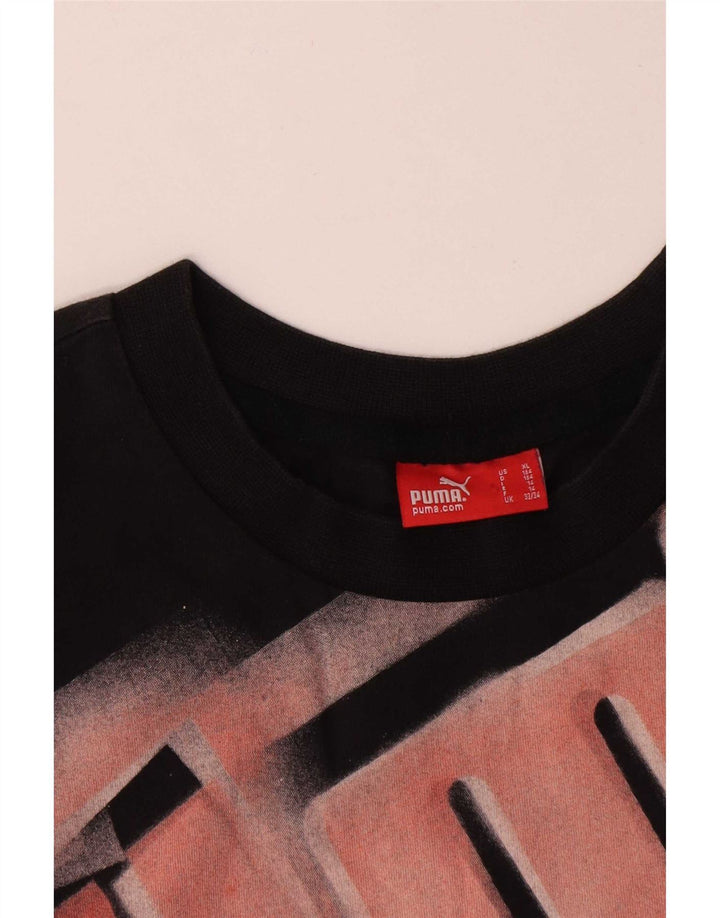 Puma T-Shirt Graphique Garçon 13-14 ans Noir