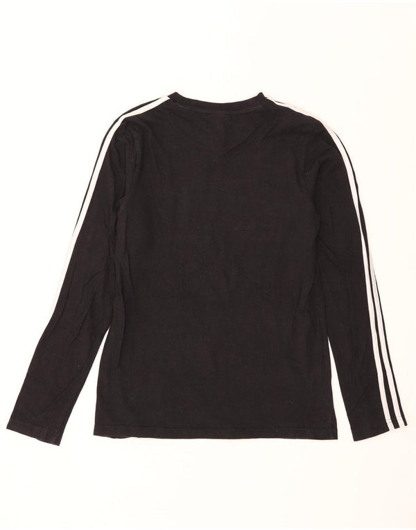 Adidas Haut à manches longues pour femme UK 4/6 XS Noir Coton