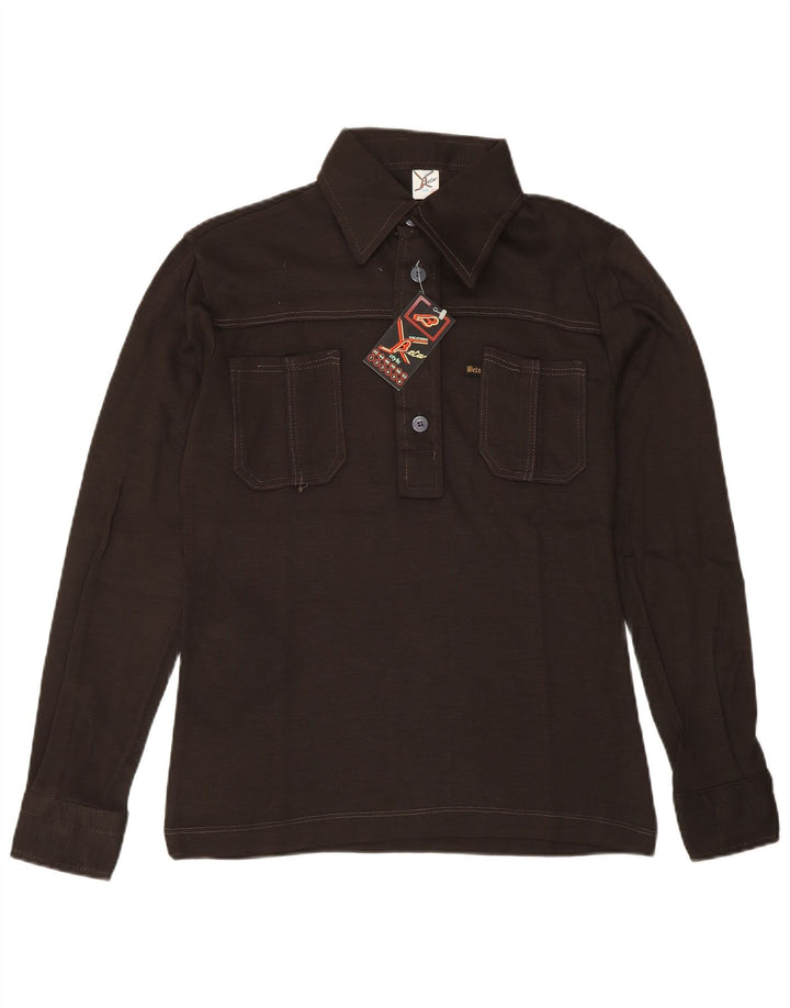 BETA Chemise pull femme US 6 Acrylique marron moyen