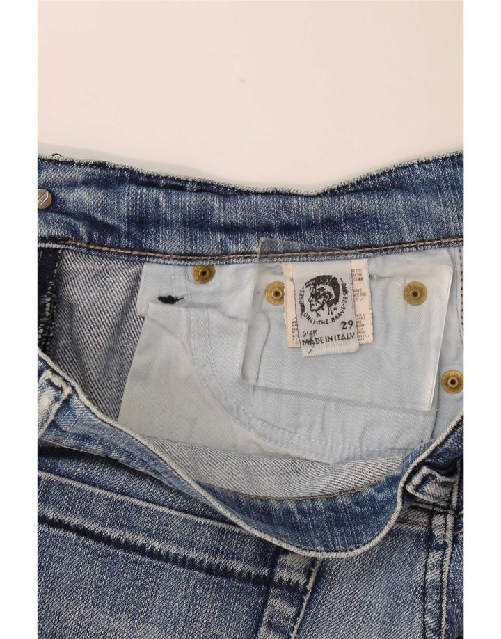 Diesel Jean bootcut effet vieilli W29 L29 en coton bleu pour femme