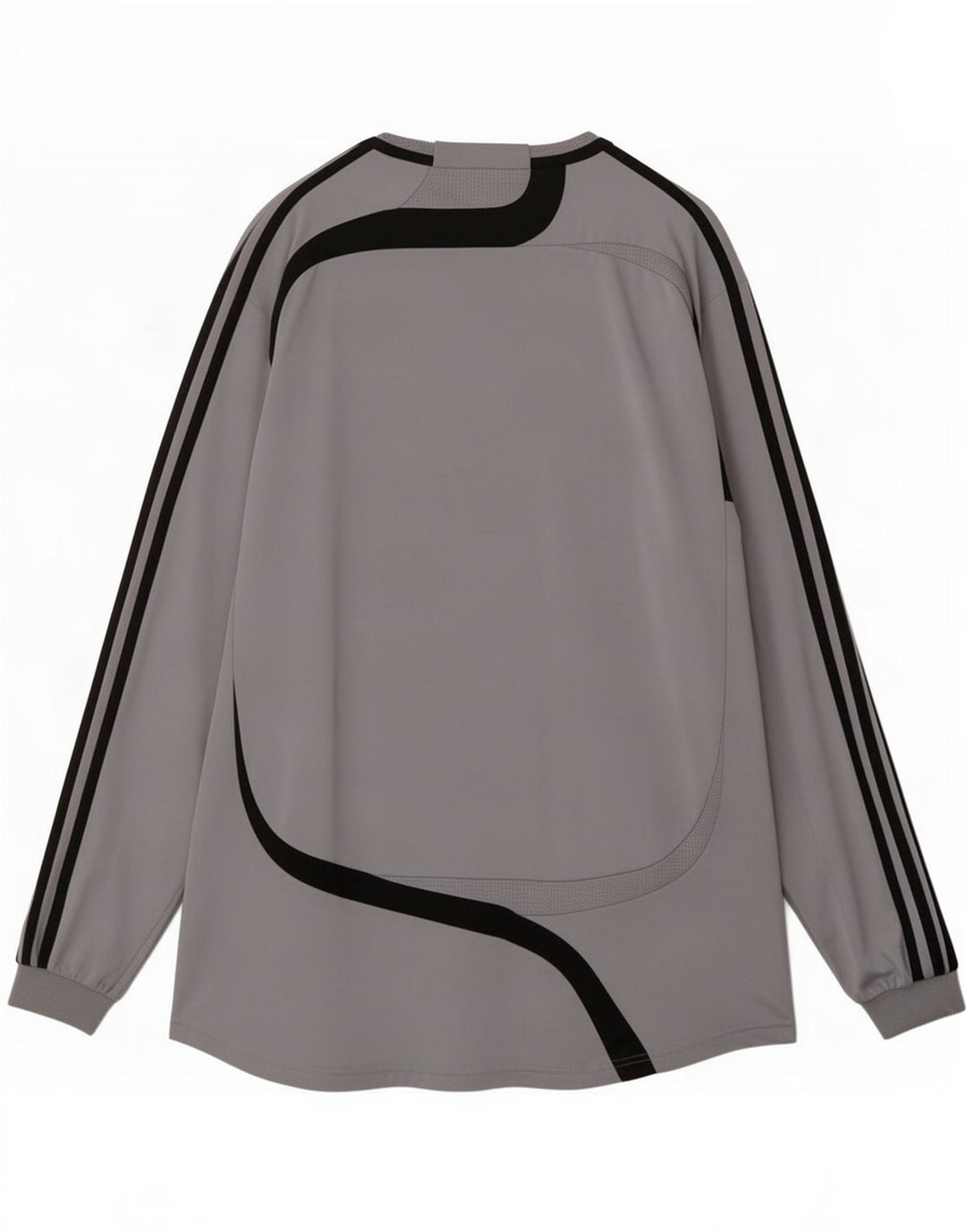 Adidas Haut à manches longues pour homme XL Gris Colorblock Polyester