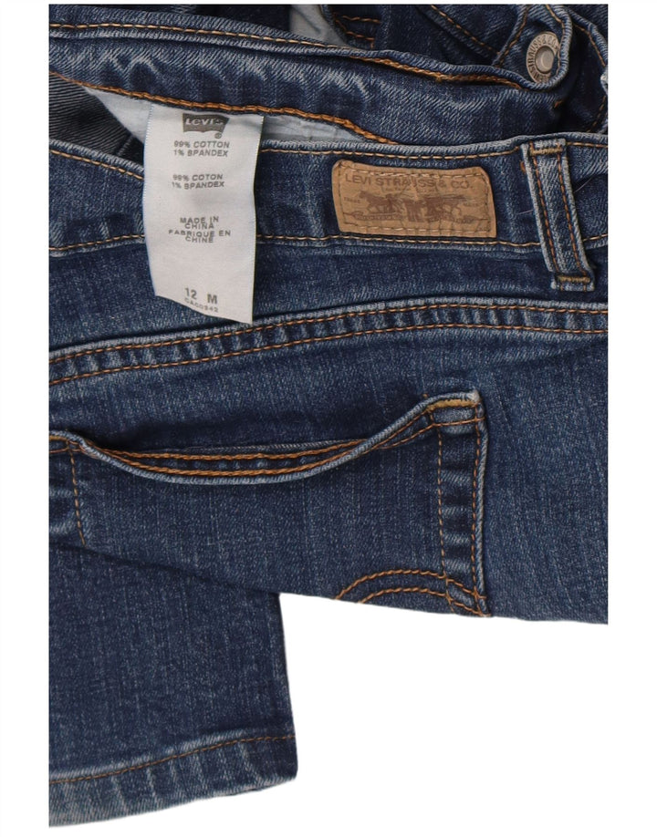 Levi's Jean bootcut 512 pour femme US 12 Large W32 L30 Bleu Coton