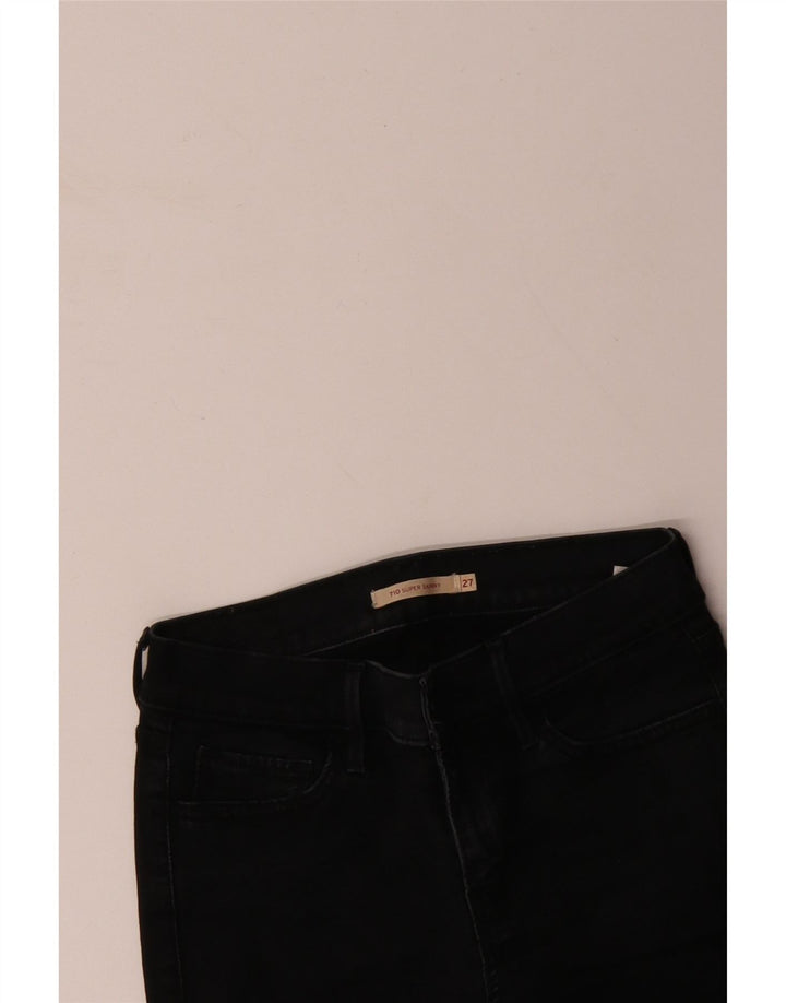 LEVI'S Jean 710 Super Skinny Femme W27 L28 Coton Noir