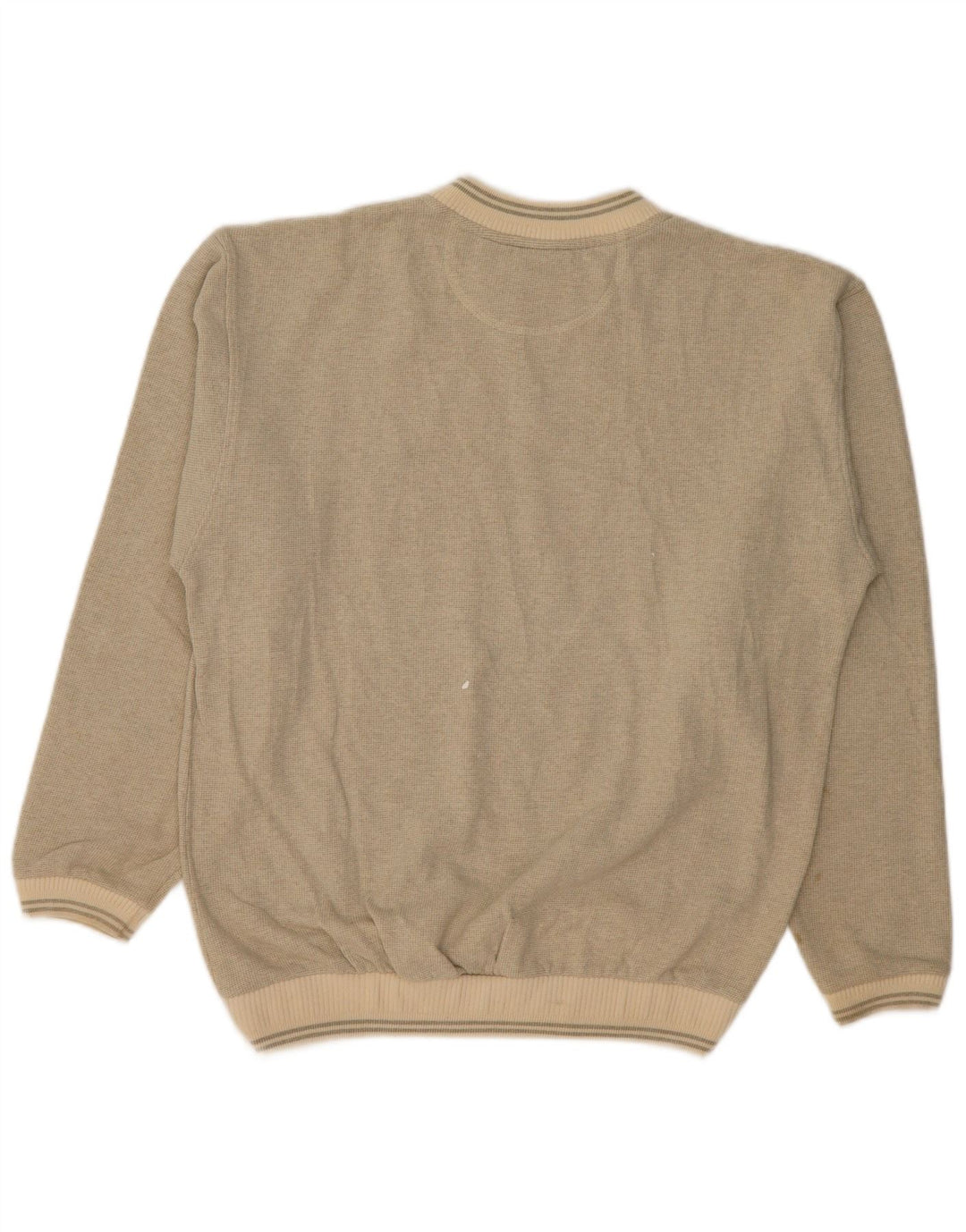 vintage Mens Sweatshirt Jumper Grand Coton Beige