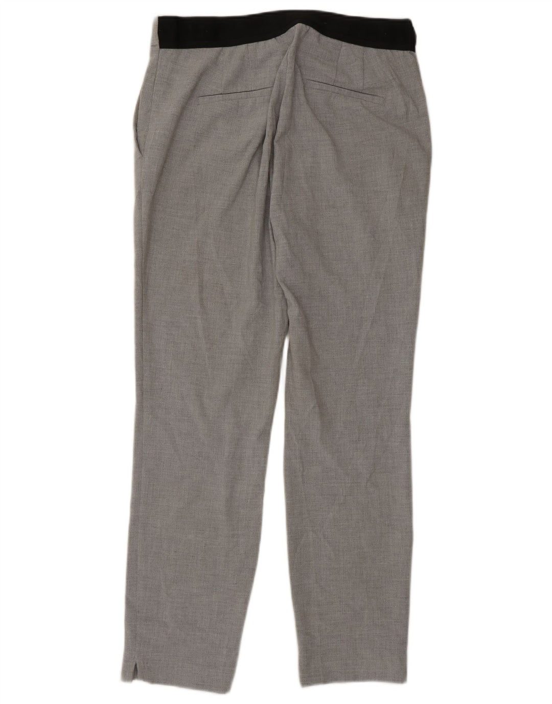 Pantalon de costume fuselé Zara Femme Large W30 L29 Gris Polyester