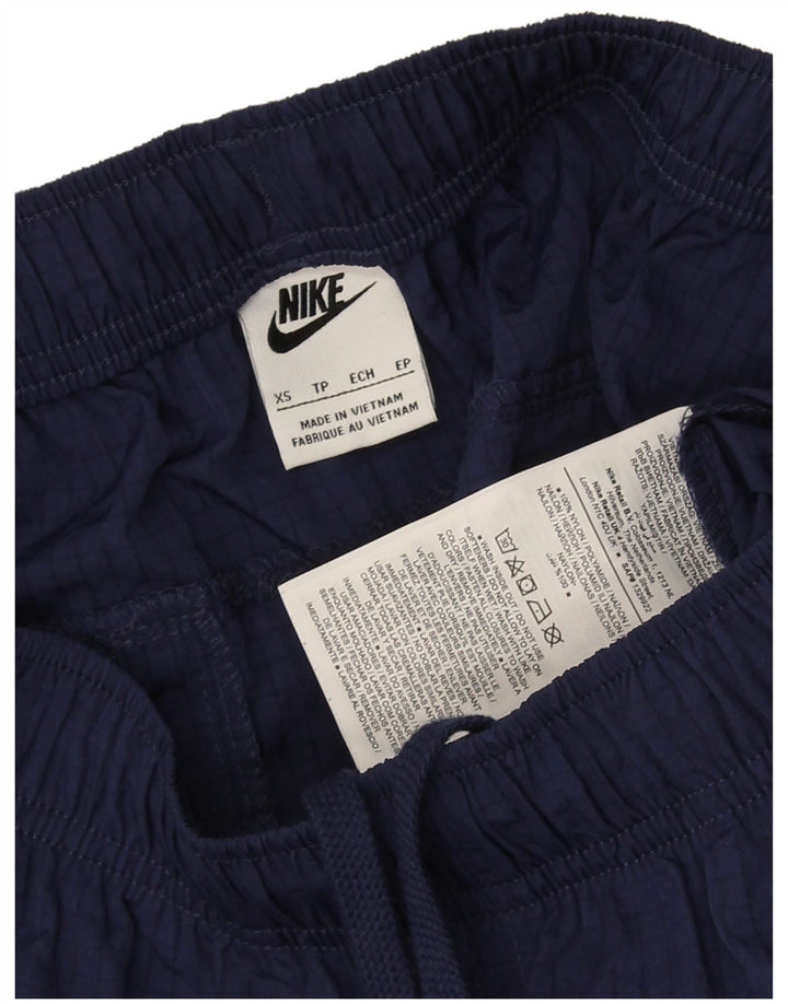 Pantalon de survêtement cargo Nike XS en nylon bleu marine pour homme