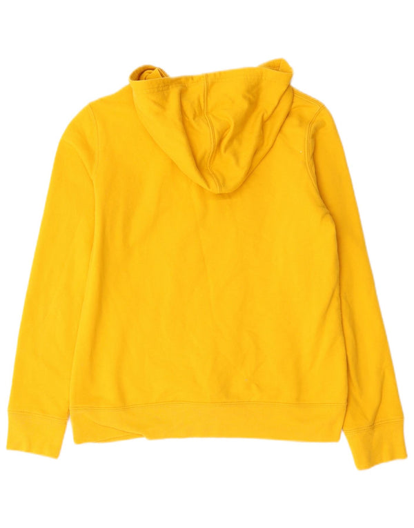 Gap Pull à capuche surdimensionné graphique pour femme UK 6 XS Jaune Coton