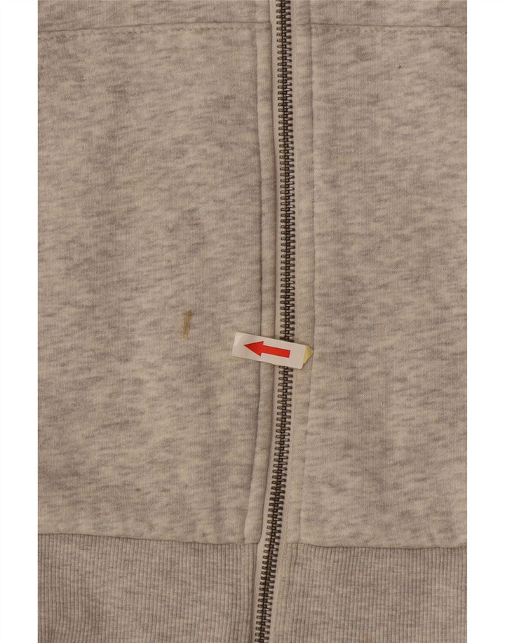 JACK & JONES Pull à Capuche Zippé Homme Gris Moyen Moucheté Coton