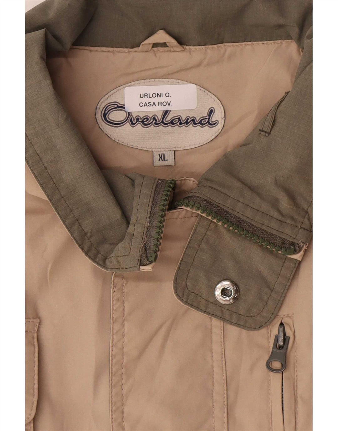 Overland Veste utilitaire pour homme UK 42 XL Coton beige