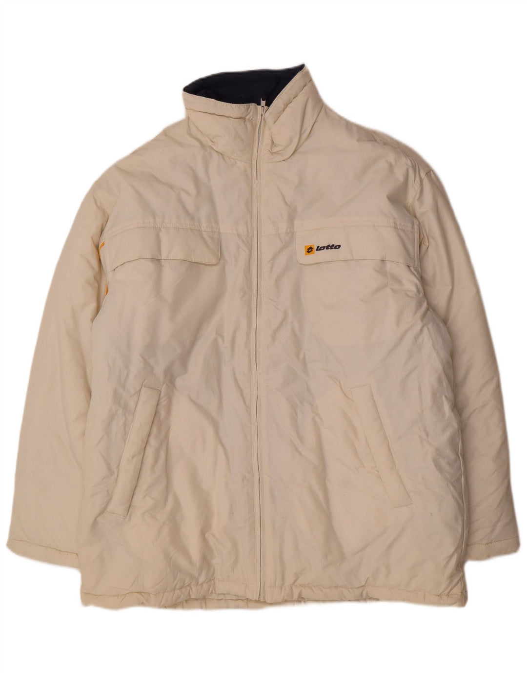 Lotto Manteau rembourré pour homme IT 46/50 Nylon blanc cassé moyen