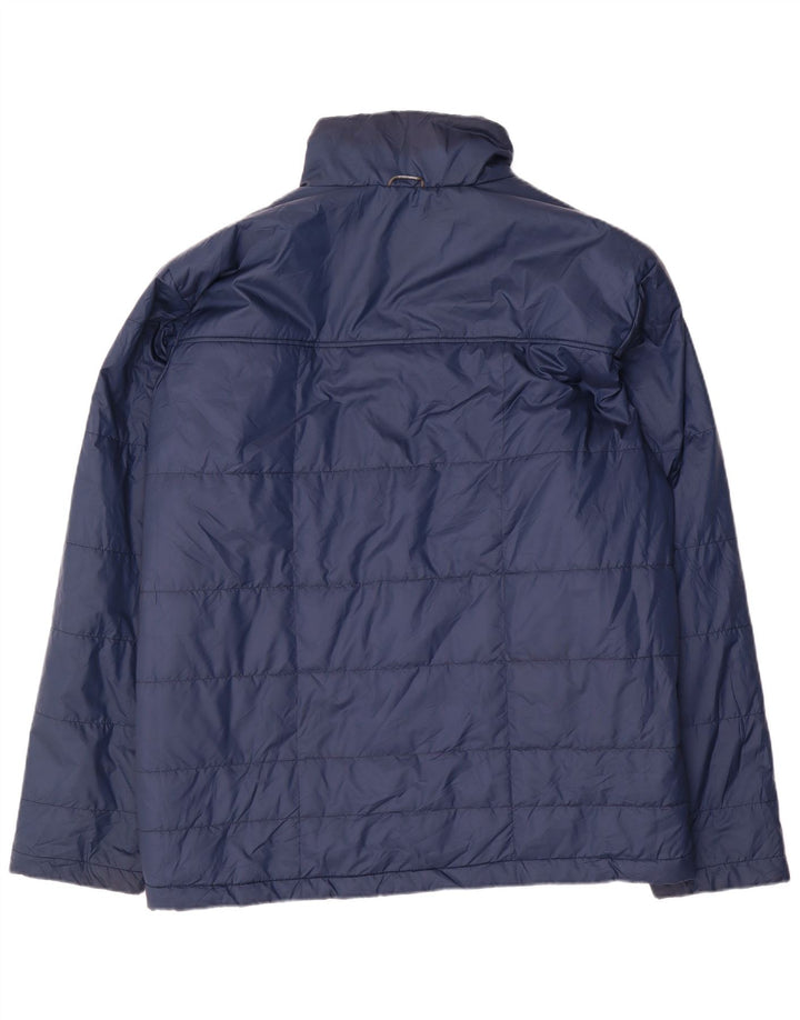 Columbia Veste rembourrée haute pour homme UK 44 2XL Bleu marine Polyester