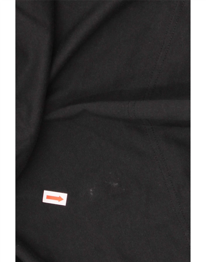 Nike Haut graphique à manches longues pour hommes, grand noir