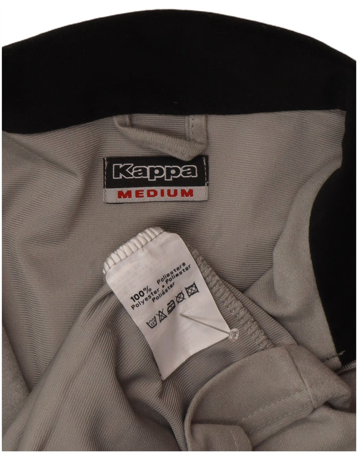 Kappa Veste de Survêtement Homme Gris Moyen Polyester Colorblock