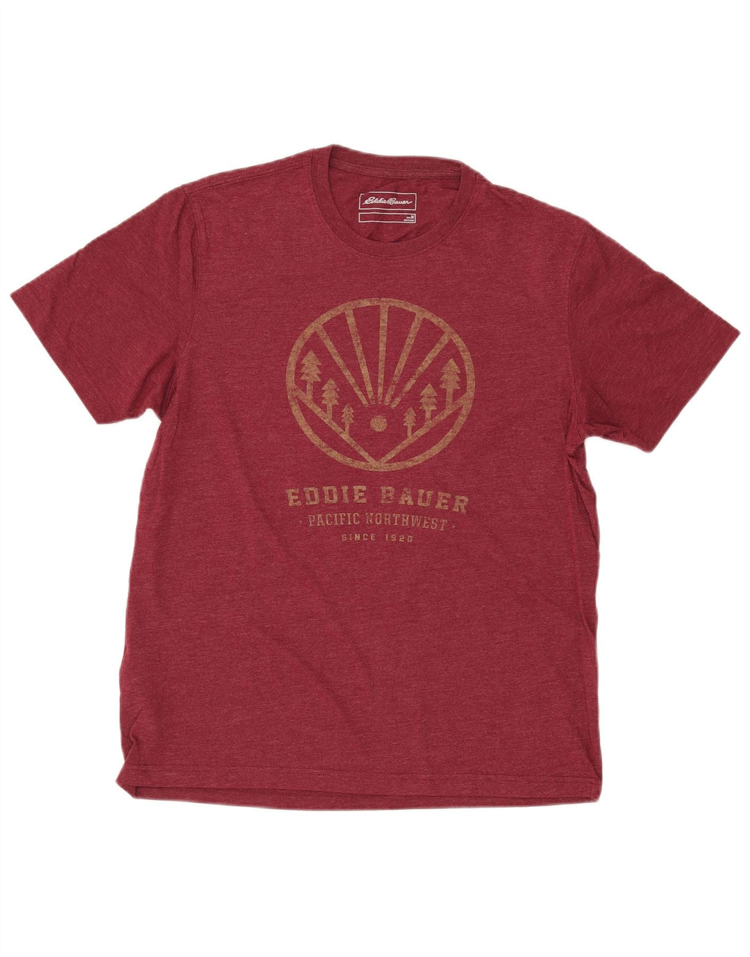 EDDIE BAUER T-shirt graphique pour homme en coton marron moyen