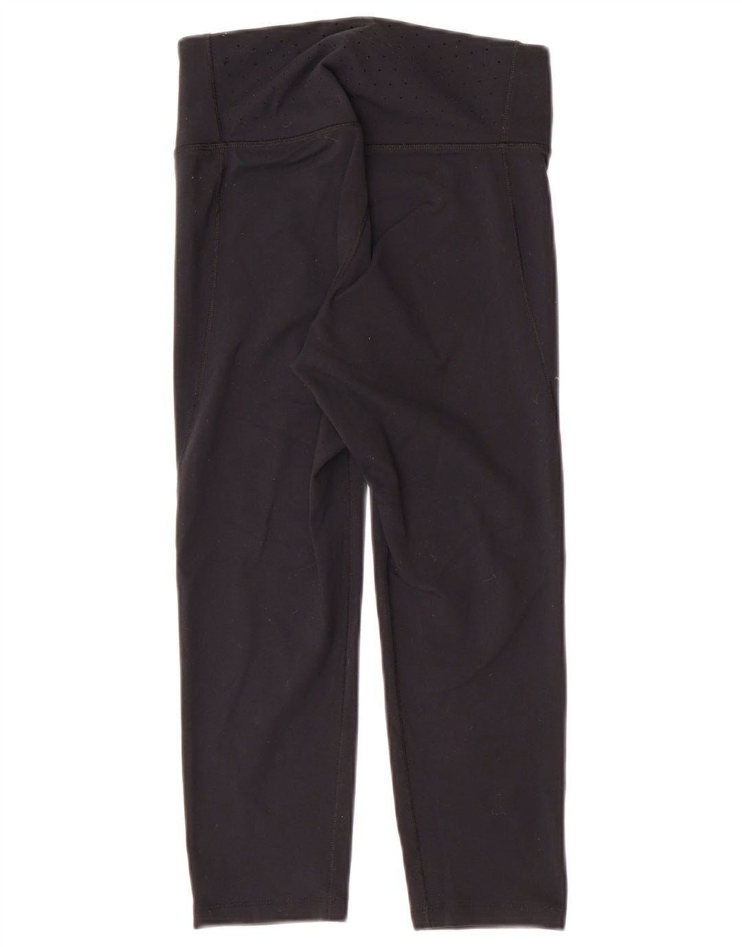 NIKE Femmes Dri Fit Capri Leggings UK 8 Petit Nylon Noir