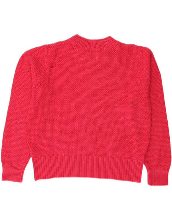 Marks & Spencer Pull court à col roulé pour femme UK 14 Large Rose