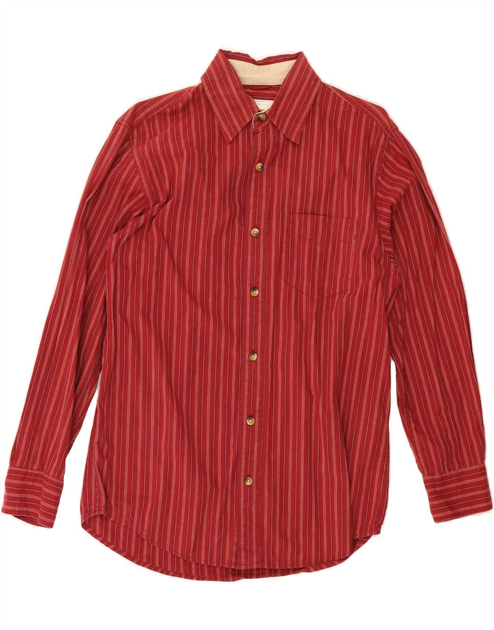 DOCKERS Mens Shirt Small Red Striped Cotton Vintage Dockers and Second-Hand Dockers from Messina Hembry 