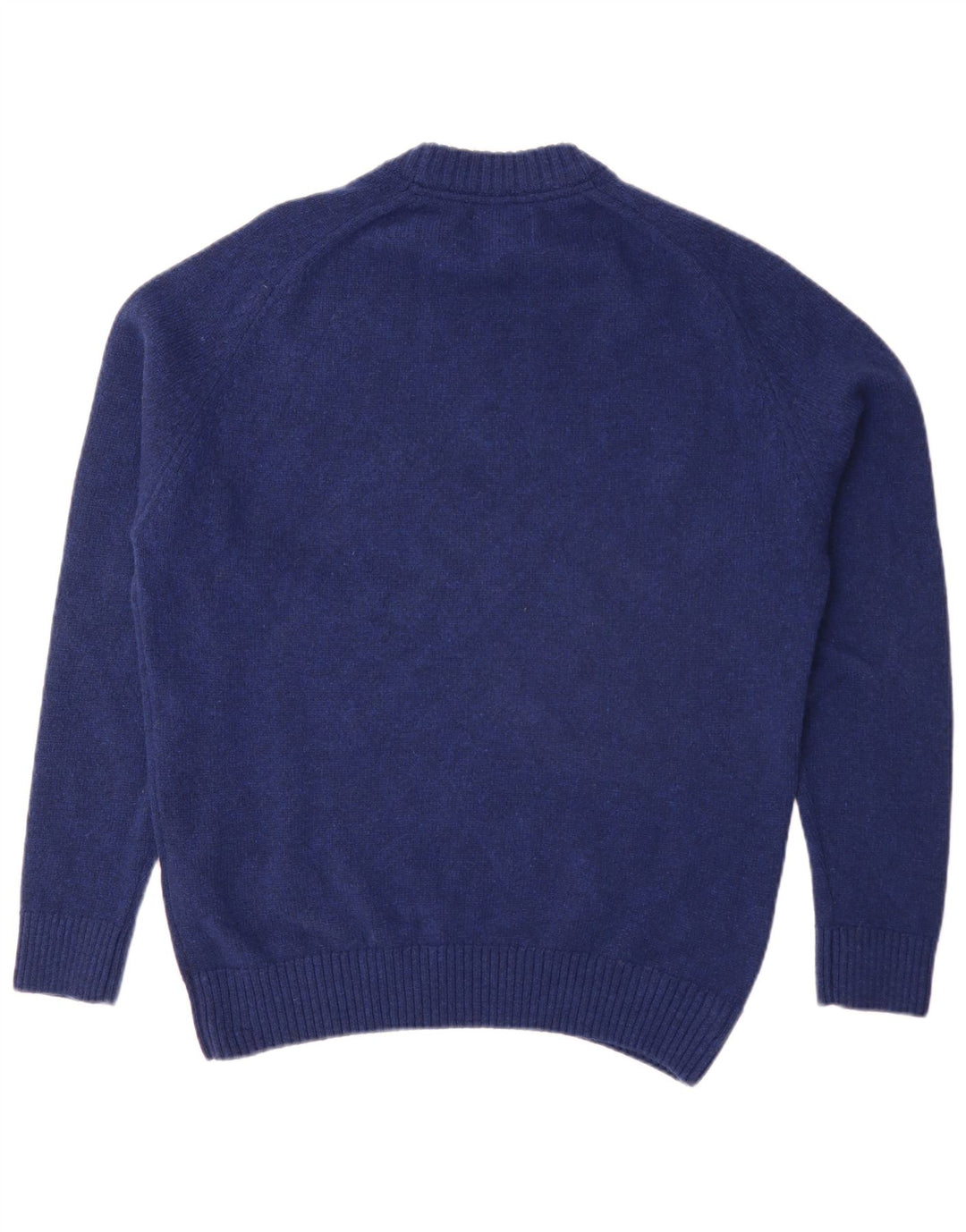 Barbour Pull à col rond pour homme XL en laine bleue