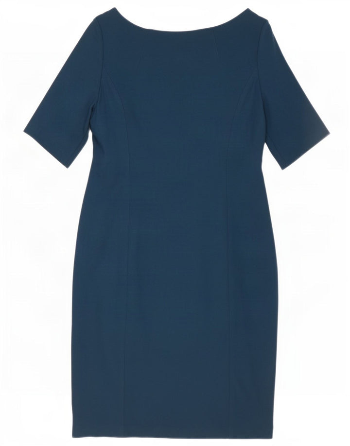 Monsoon Robe fourreau pour femme UK 18 XL Bleu Viscose