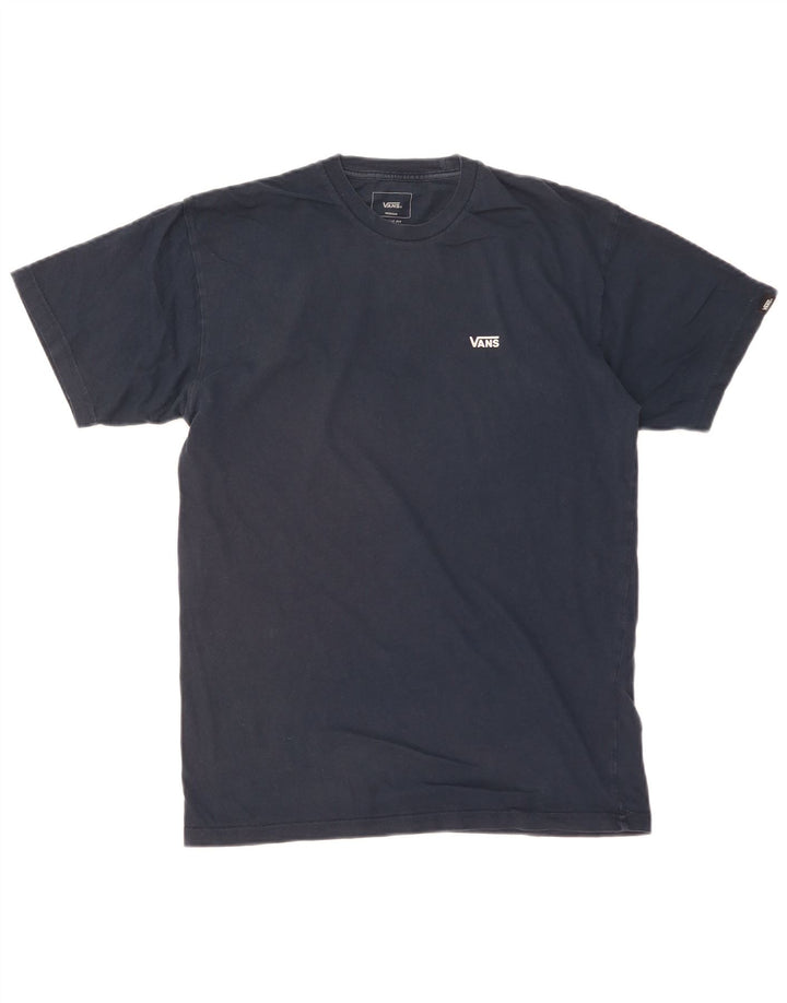 VANS T-shirt coupe classique pour homme en coton bleu marine moyen