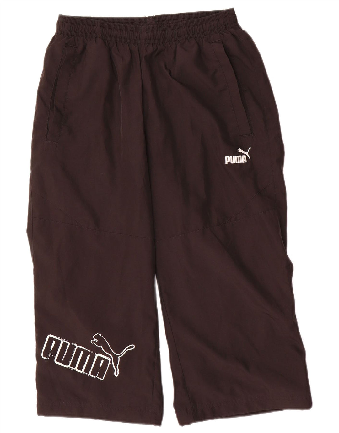 Puma Pantalon de Survêtement Graphique Garçon 13-14 ans Noir Polyester