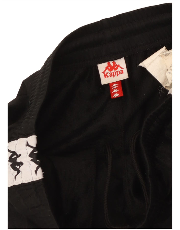 KAPPA Pantalon de survêtement pour femme Joggers UK 14 Medium Black Colourblock