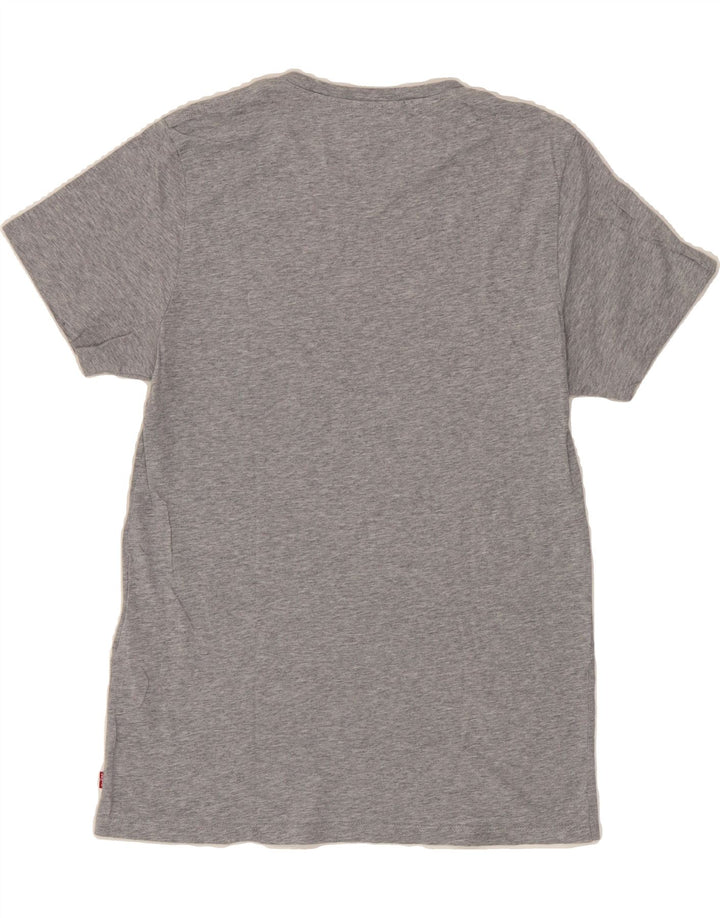 LEVI'S Mens Graphic T-Shirt Top Small Grey Cotton Vintage Levi's and Second-Hand Levi's from Messina Hembry 