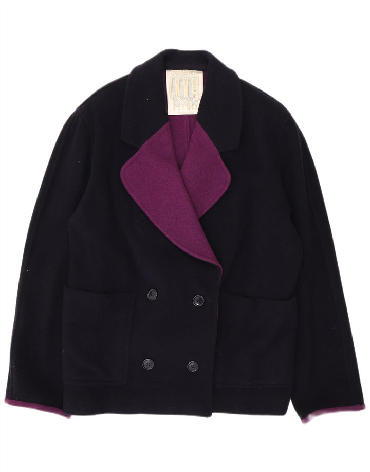 Ferre Caban Femme UK 14 Large Bleu Marine