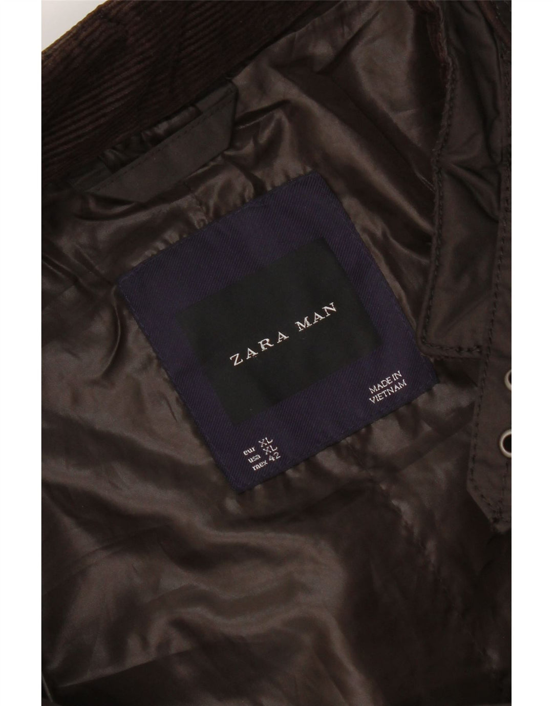 Zara Veste utilitaire pour homme UK 42 XL Marron