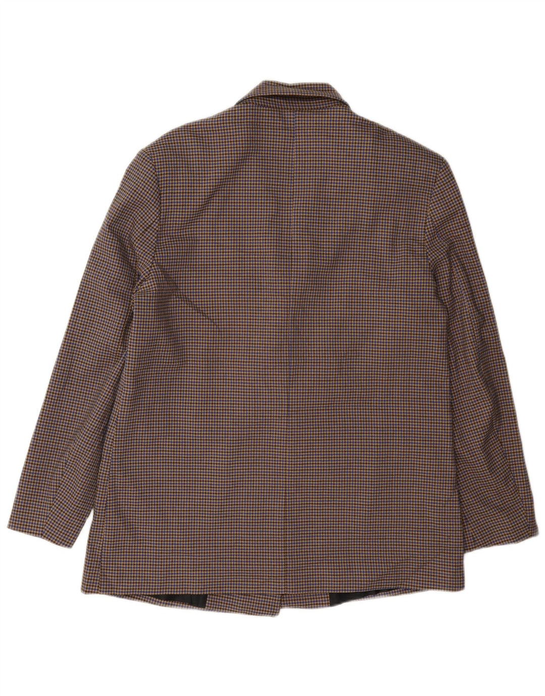 Zara Veste blazer surdimensionnée pour femme UK 10 Petit pied-de-poule multicolore