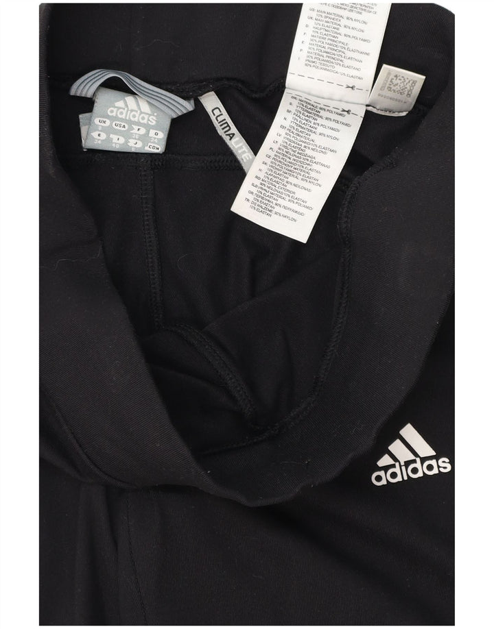 Adidas Pantalon de survêtement Climalite pour femme UK 8 Small Noir Polyester