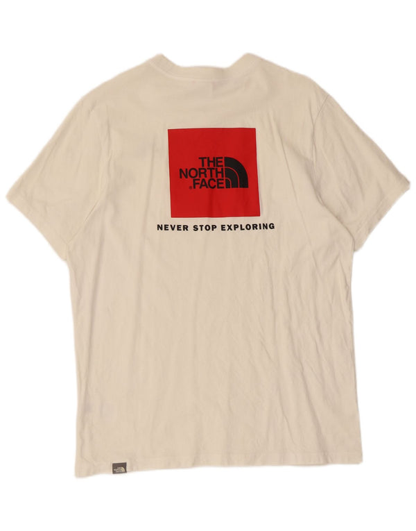 The North Face T-shirt graphique pour homme en coton blanc moyen