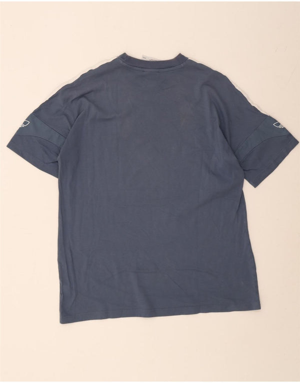 Adidas T-Shirt Homme Haut Grand Bleu Coton