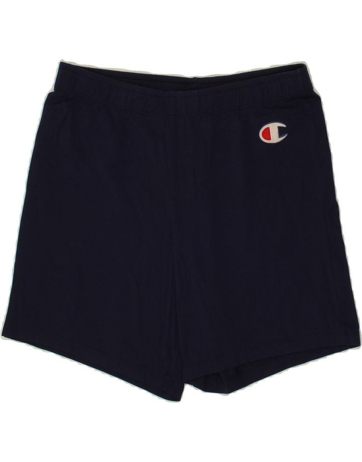 CHAMPION Womens Sport Shorts UK 18 XL  Navy Blue Polyester Vintage Champion and Second-Hand Champion from Messina Hembry 