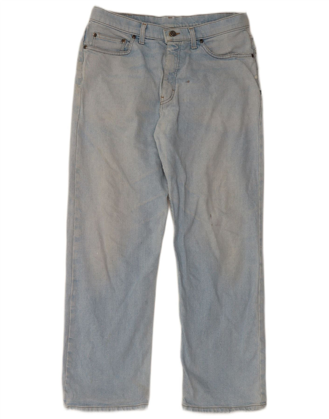 Marks & Spencer Jean large femme W34 L29 coton bleu