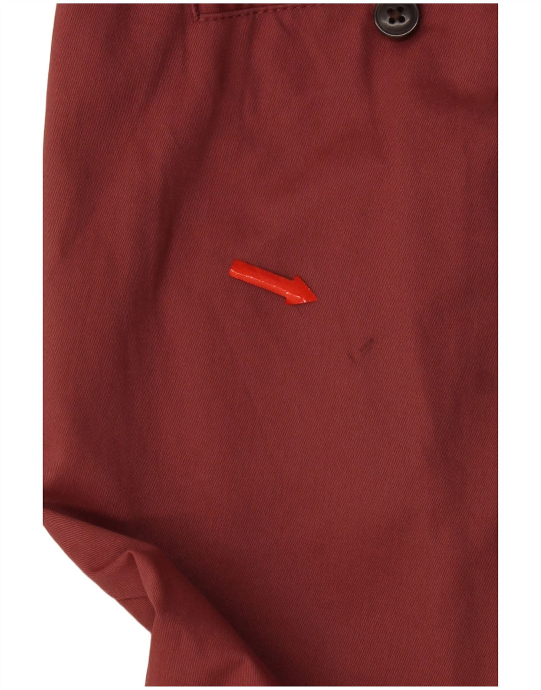 Marks & Spencer Pantalon Chino Coupe Regular Homme W34 L31 Rouge Coton